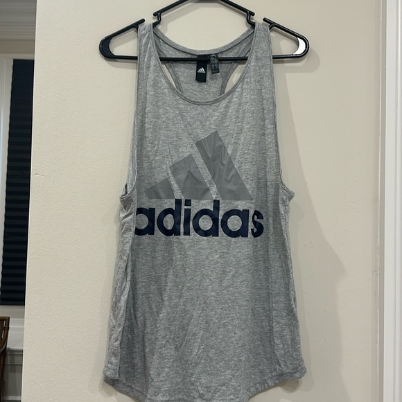Adidas gray tank top- large - Picture 1 of 4